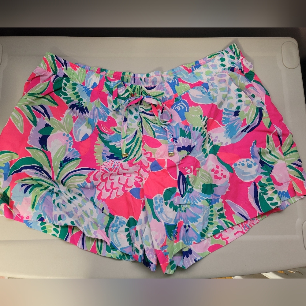 NWT Lilly Pulitzer Katia Shorts - Raise The Bar - Size Large